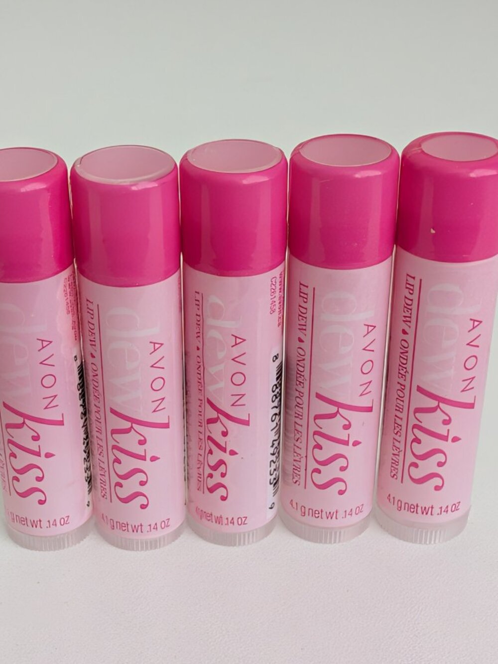 Avon DEW KISS Lip Balm Discontinued Retired Lot of 5 New & SEALED